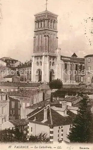 AK / Ansichtskarte Valence sur Rhone Cathedrale Kat. Valence Drome