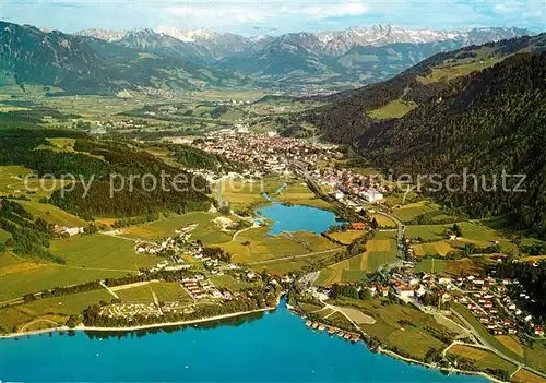 AK / Ansichtskarte Immenstadt Allgaeu Fliegeraufnahme Alpsee Buehl  Kat. Immenstadt i.Allgaeu