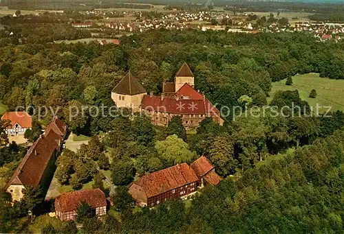 AK / Ansichtskarte Wiedenbrueck Fliegeraufnahme Schloss Rheda Kat. Rheda Wiedenbrueck