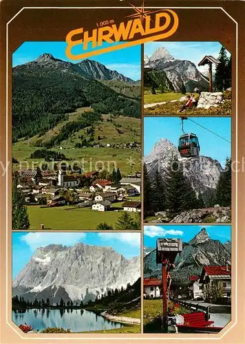 AK / Ansichtskarte Ehrwald Tirol Luftseilbahn Zugspitze