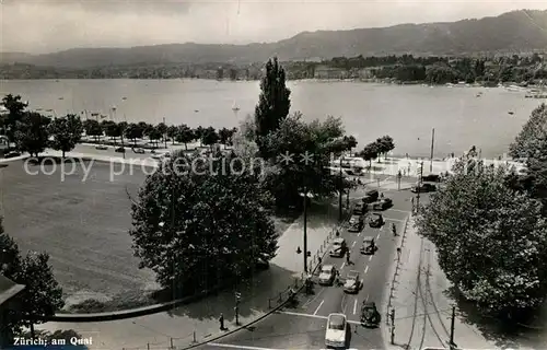 AK / Ansichtskarte Zuerich ZH Panorama am Quai