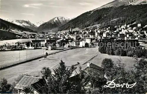 AK / Ansichtskarte Davos Platz GR mit Tinzenhorn Kat. Davos