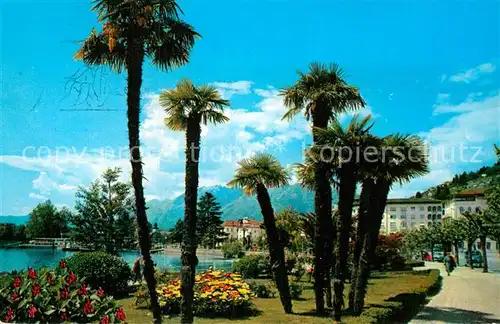 AK / Ansichtskarte Locarno Lago Maggiore Giardini Lungolago