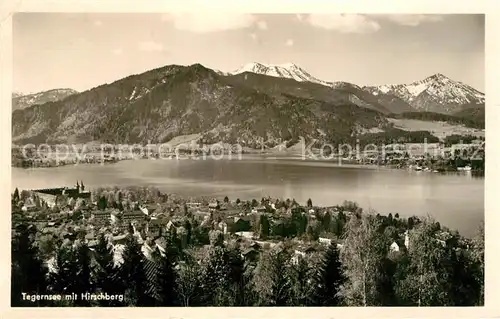 AK / Ansichtskarte Tegernsee mit Hirschberg Kat. Tegernsee