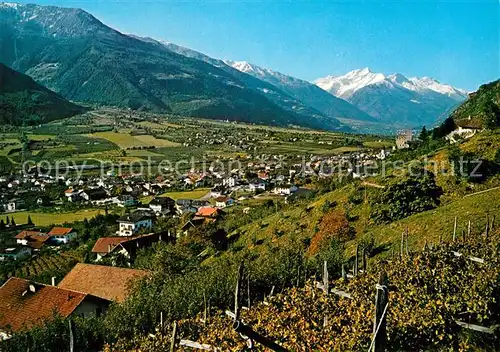 AK / Ansichtskarte Naturns Merano Panorama Kat. Naturno