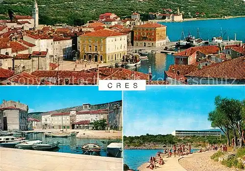 AK / Ansichtskarte Cres Panorama Hafen Strand Kat. Hrvatska