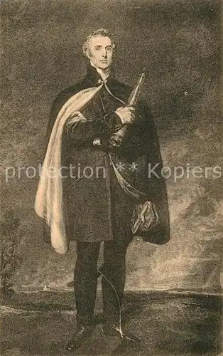 AK / Ansichtskarte Napoleon Bonaparte Duc de Wellington Waterloo Kat. Persoenlichkeiten