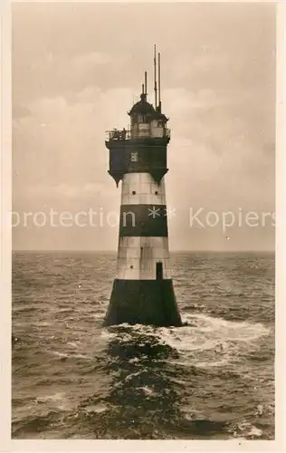 AK / Ansichtskarte Leuchtturm Lighthouse Rotesand Weserm?ndung  Kat. Gebaeude