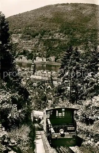 AK / Ansichtskarte Bergbahn Heidelberg  Kat. Bergbahn