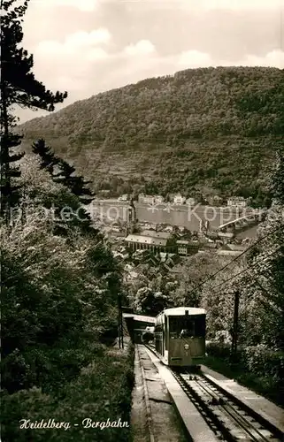 AK / Ansichtskarte Bergbahn Heidelberg Kat. Bergbahn