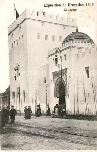 AK / Ansichtskarte Exposition Universelle Bruxelles 1910 Espagne  Kat. Expositions