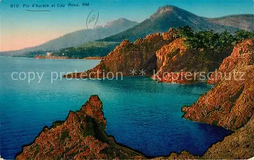 AK / Ansichtskarte Esterel Pic d Aurele et Cap Roux Kuestenpanorama Kat. Saint Raphael