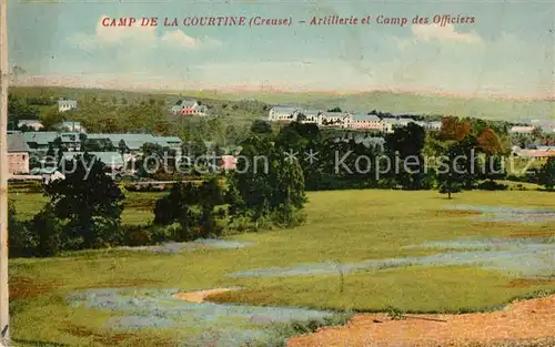 AK / Ansichtskarte Camp de la Courtine Artillerie et Camp des Officiers Kat. Creuse