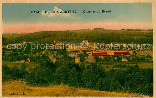 AK / Ansichtskarte Camp de la Courtine Quartier du Breuil Kat. Creuse