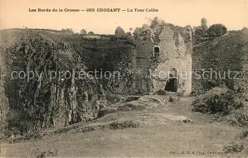 AK / Ansichtskarte Crozant La Tour Collin Collection Les Bords de la Creuse Kat. Crozant