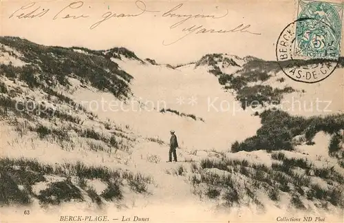 AK / Ansichtskarte Berck Plage Les Dunes