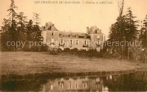 AK / Ansichtskarte Sauviac Gironde Chateau Collection Les Chateaux du Bazadais Kat. Sauviac