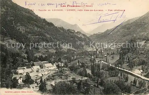 AK / Ansichtskarte Luret Vue generale de la Vallee de Luchon Pyrenees