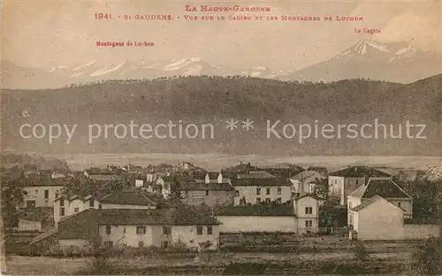 AK / Ansichtskarte Saint Gaudens Vue sur le Cagire et les Montagnes de Luchon Kat. Saint Gaudens
