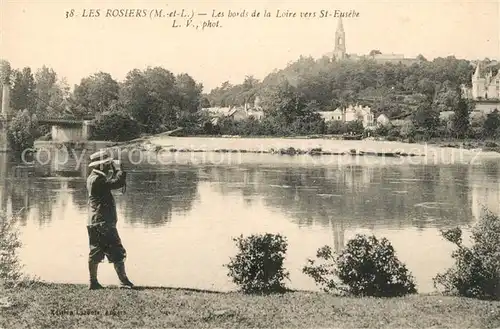 AK / Ansichtskarte Les Rosiers sur Loire Les bords de la Loire vers Saint Eusebe Kat. Les Rosiers sur Loire