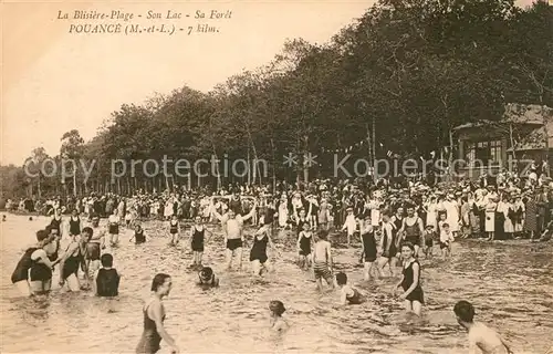 AK / Ansichtskarte Pouance La Blisiere Plage son lac et sa foret Kat. Pouance