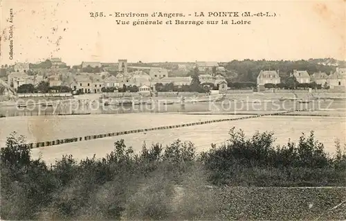 AK / Ansichtskarte La Pointe Bouchemaine Vue generale et Barrage sur la Loire Kat. Bouchemaine