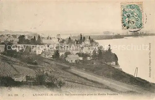 AK / Ansichtskarte La Pointe Bouchemaine Vue panoramique prise du Moulin Proutiere Kat. Bouchemaine