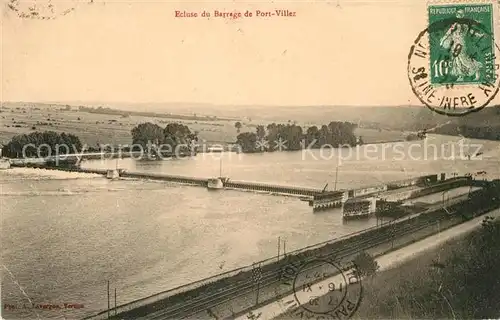 AK / Ansichtskarte Port Villez Ecluse du Barrage Kat. Port Villez