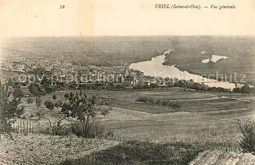 AK / Ansichtskarte Triel sur Seine Vue generale Kat. Triel sur Seine