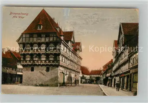 AK / Ansichtskarte Braunschweig Alte Waage Historisches Gebaeude Kat. Braunschweig