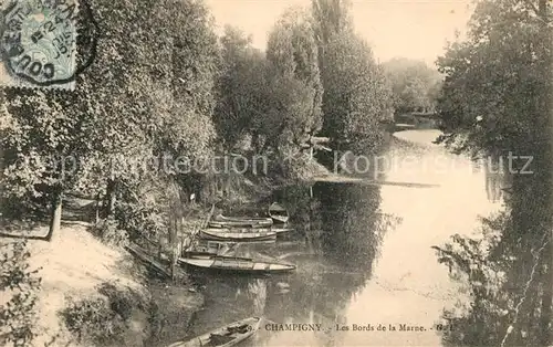 AK / Ansichtskarte Champigny Marne Les Bords de la Marne Kat. Champigny