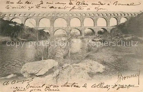 AK / Ansichtskarte Remoulins Pont du Gard Kat. Remoulins