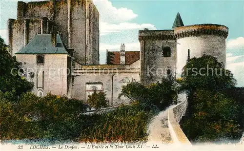 AK / Ansichtskarte Loches Indre et Loire Entree la Tour Louis 11. Kat. Loches