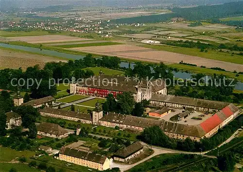 AK / Ansichtskarte Corvey Fliegeraufnahme Schloss  Kat. Hoexter