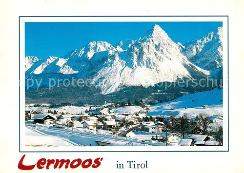 AK / Ansichtskarte Lermoos Tirol Tajakopf Sonnenspitze Gruenstein Kat. Lermoos