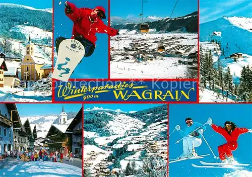AK / Ansichtskarte Wagrain Salzburg Luftseilbahn Ski  Kat. Wagrain