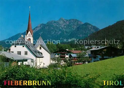 AK / Ansichtskarte Fieberbrunn Tirol Spieberg Kat. Fieberbrunn