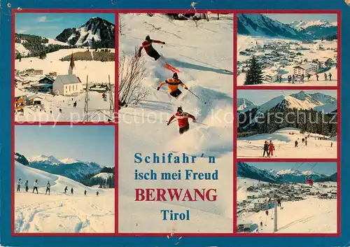 AK / Ansichtskarte Berwang Tirol Ski Sesselbahn Kat. Berwang