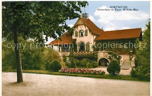 AK / Ansichtskarte Dortmund Gaertnerhaus im Kaiser Wilhelm Hain Kat. Dortmund