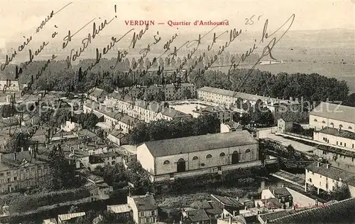 AK / Ansichtskarte Verdun Meuse Quartier d Anthouard Kat. Verdun