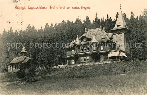 AK / Ansichtskarte Rehefeld Zaunhaus Koenigliches Jagdschloss Kat. Altenberg