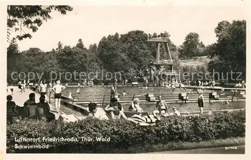 AK / Ansichtskarte Friedrichroda Schwimmbad Kat. Friedrichroda