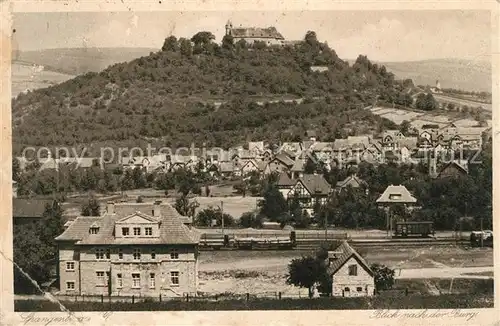 AK / Ansichtskarte Spangenberg Hessen Panorama Blick nach der Burg Kupfertiefdruck Kat. Spangenberg