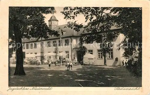 AK / Ansichtskarte Ruedesheim Rhein Jagdschloss Niederwald Kat. Ruedesheim am Rhein