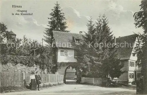 AK / Ansichtskarte Hirsau Eingang in den Klosterhof Kat. Calw
