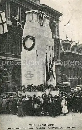 AK / Ansichtskarte London The Cenotaph Memorial Whitehall Kat. City of London