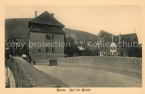 AK / Ansichtskarte Hirsau Auf der Bruecke Oelmuehle Karte der Stiftung fuer Heimatschutz Kat. Calw