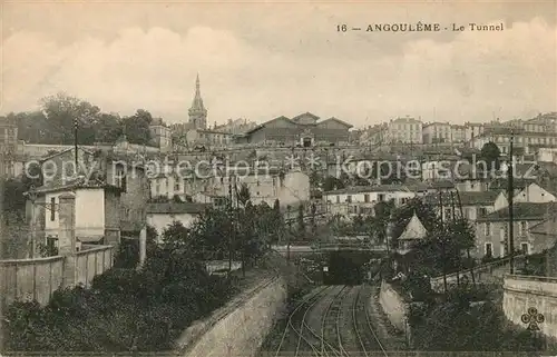 AK / Ansichtskarte Angouleme Le Tunnel Chemin de fer Kat. Angouleme