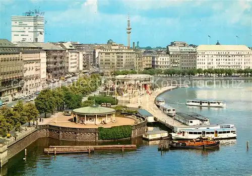 AK / Ansichtskarte Hamburg Jungfernstieg und Binnenalster Kat. Hamburg