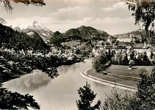 AK / Ansichtskarte Fuessen Allgaeu mit Forggensee Aggenstein und Breitenberg Kat. Fuessen